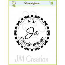 JM Creation - Ja - Für Freudentränen - Clear Stamp